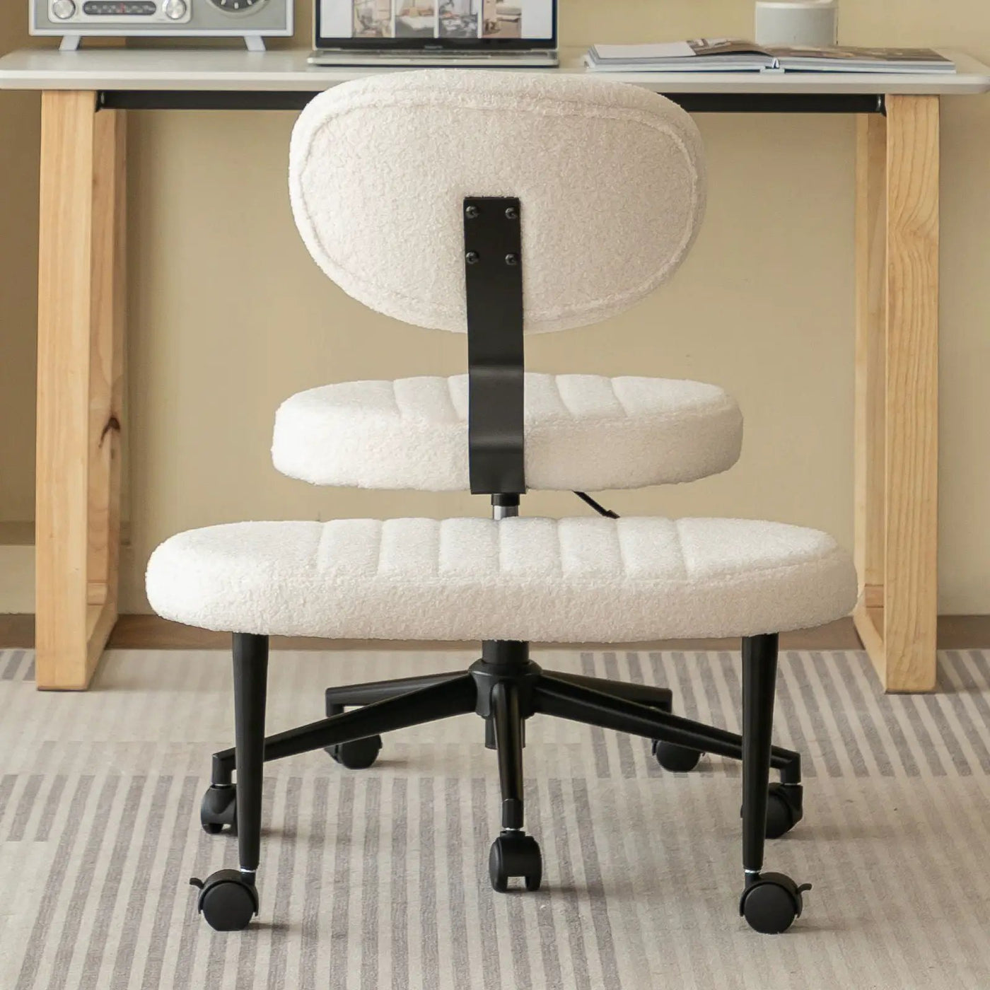 Ergonomic Cross Legged Office Chair With Back Support by HouseOfZazla