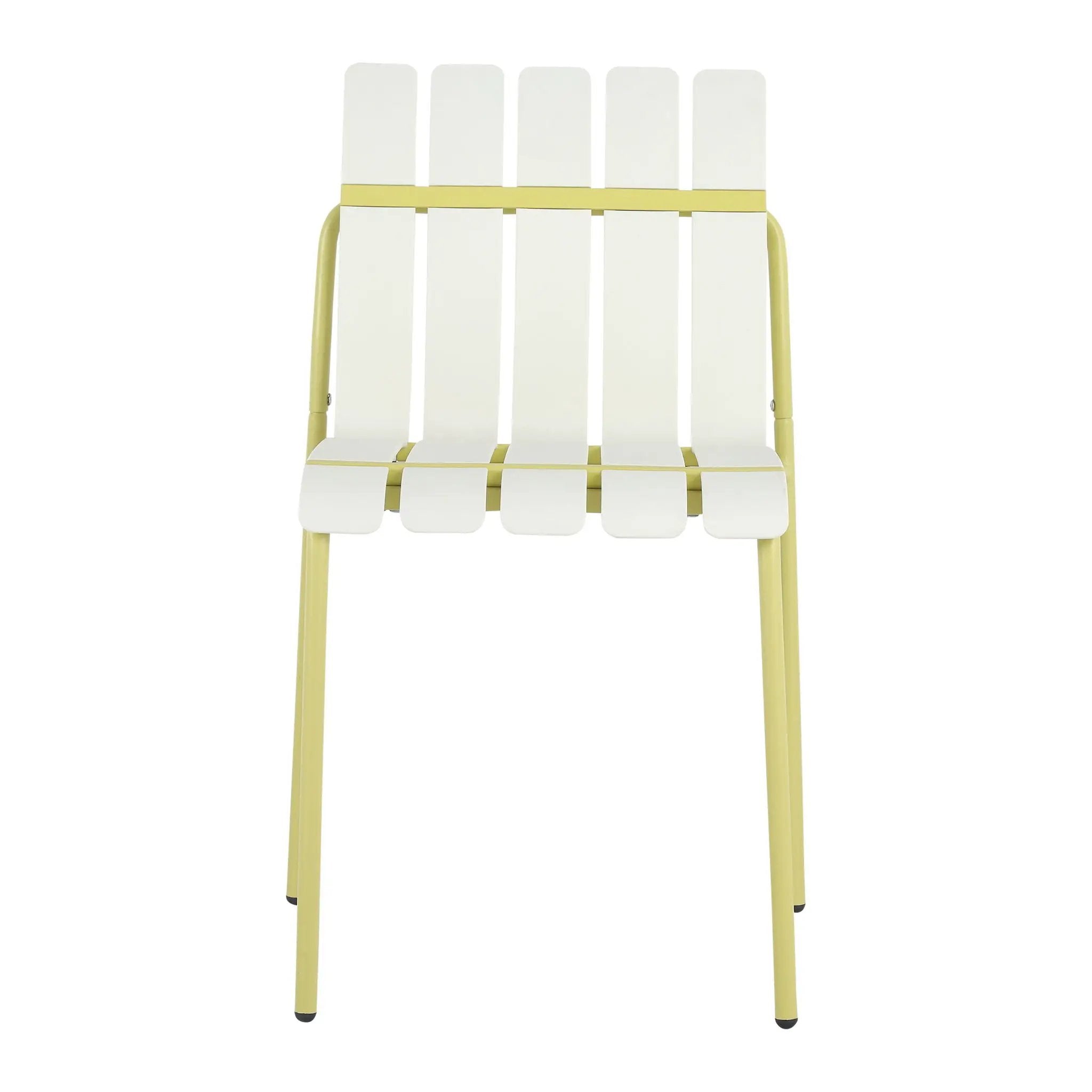 4 Piece Set Of Modern Color Block Designed Single Chairs With Round Table by Unique Piece Furniture