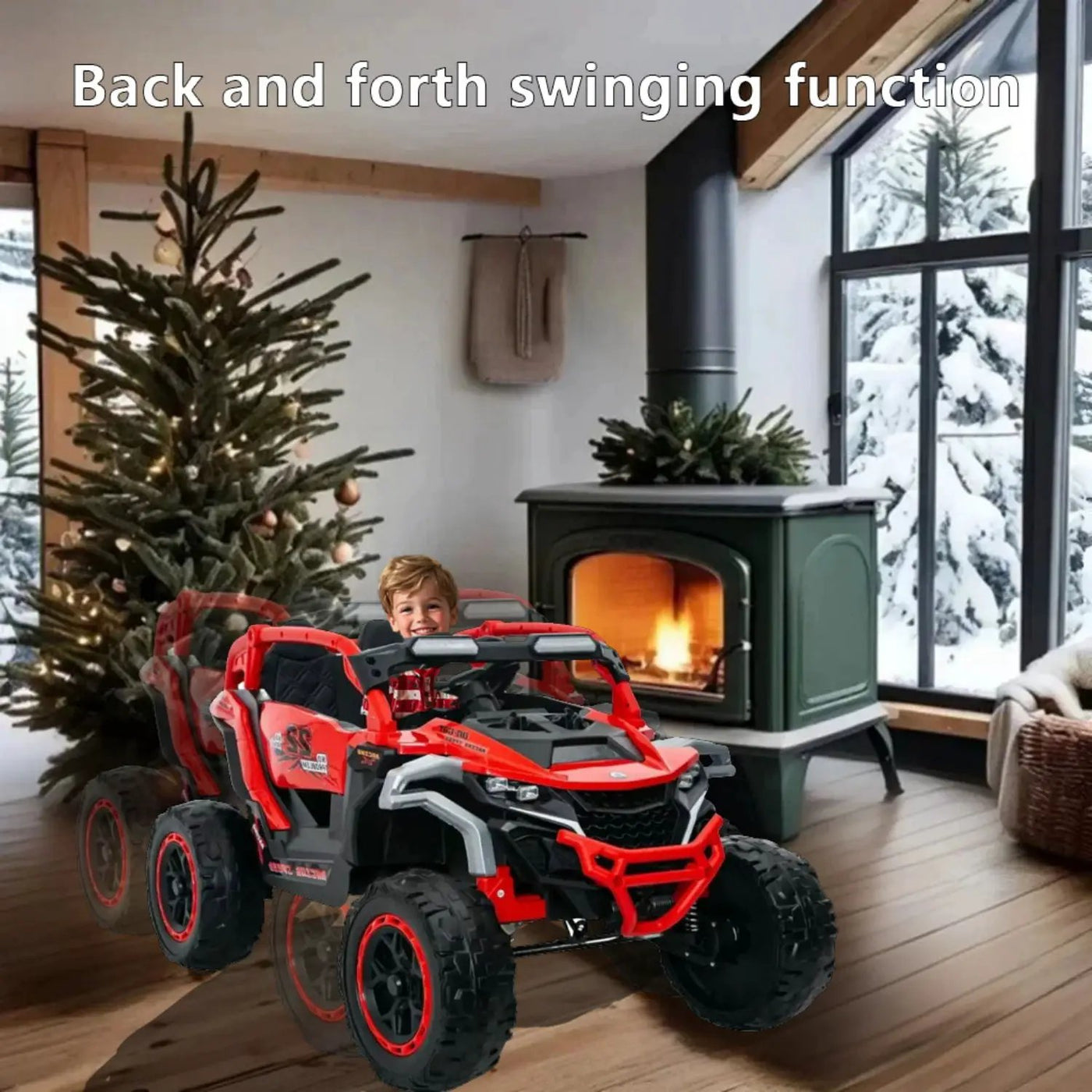 Ride On Kids Electric Truck With Remote Control, Front & Rear Suspension by HouseOfZazla
