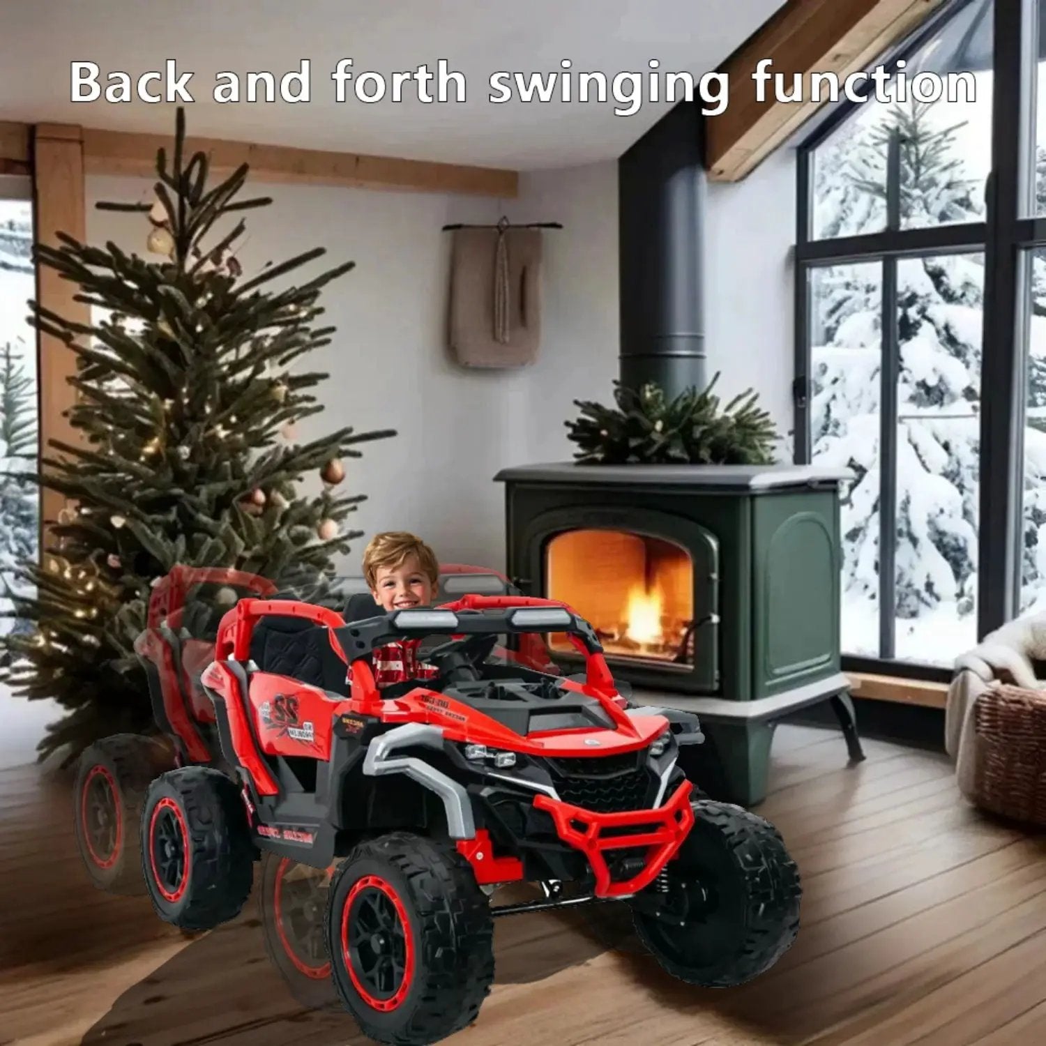 Ride On Kids Electric Truck With Remote Control, Front & Rear Suspension by HouseOfZazla