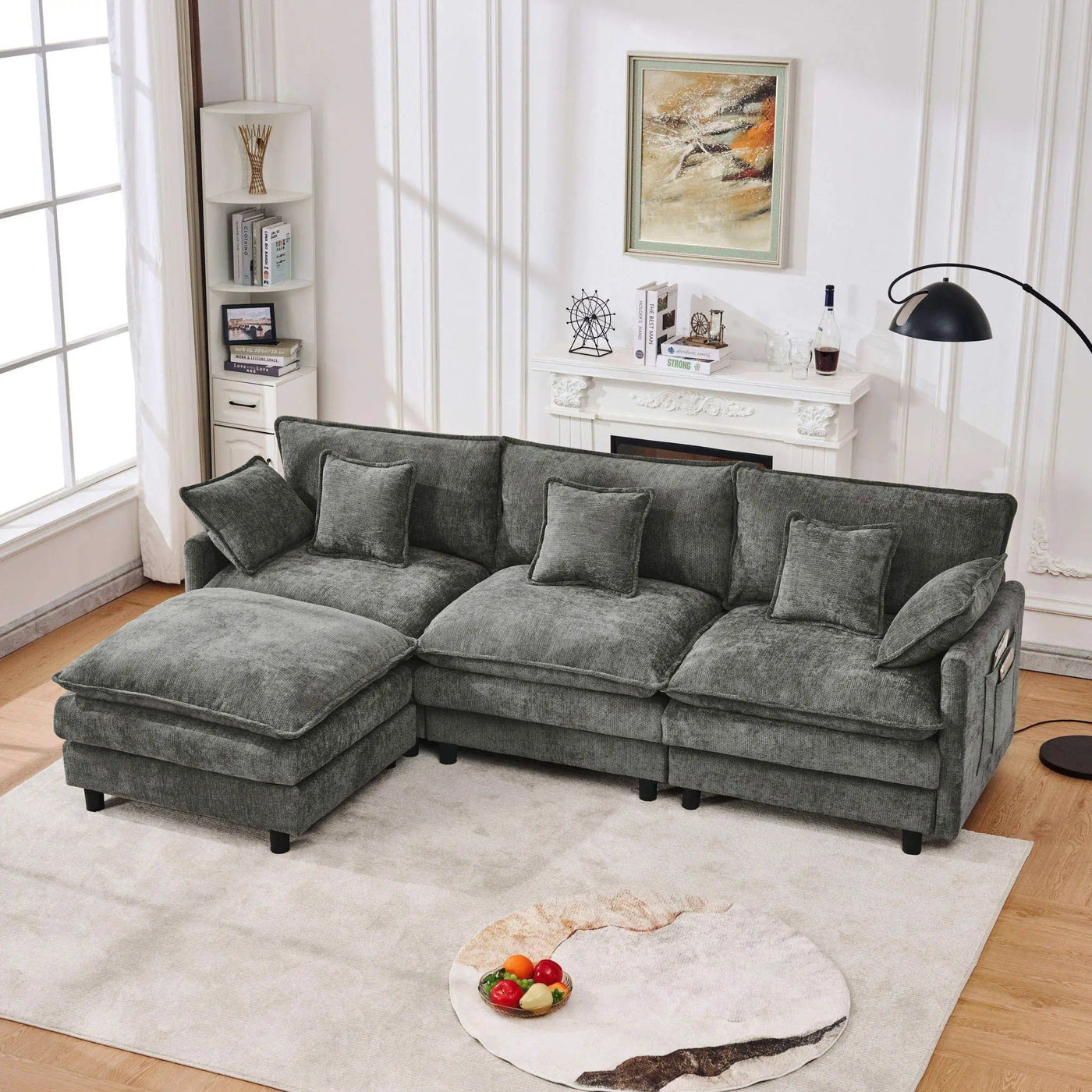 Sofa With Modular Design by HouseOfZazla