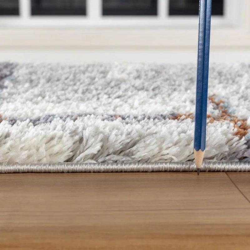 Loft Shag - 5' 3" X 7' Shaggy Area Rug - Multi by HouseOfZazla