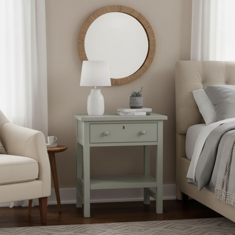 Finley - 1 Drawer Storage Nightstand by HouseOfZazla