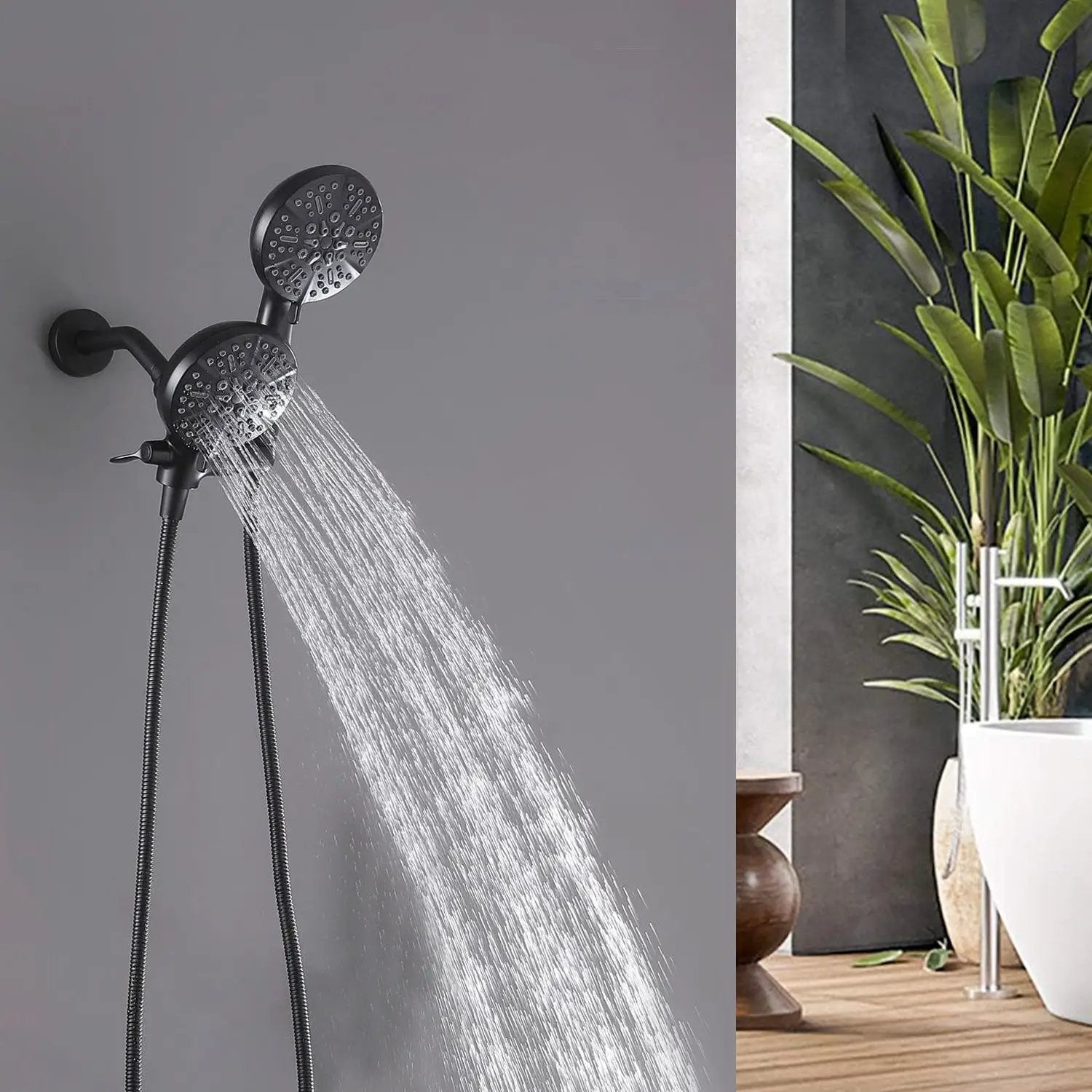 High Pressure 3-Way Rainfall Combo Showerhead by HouseOfZazla