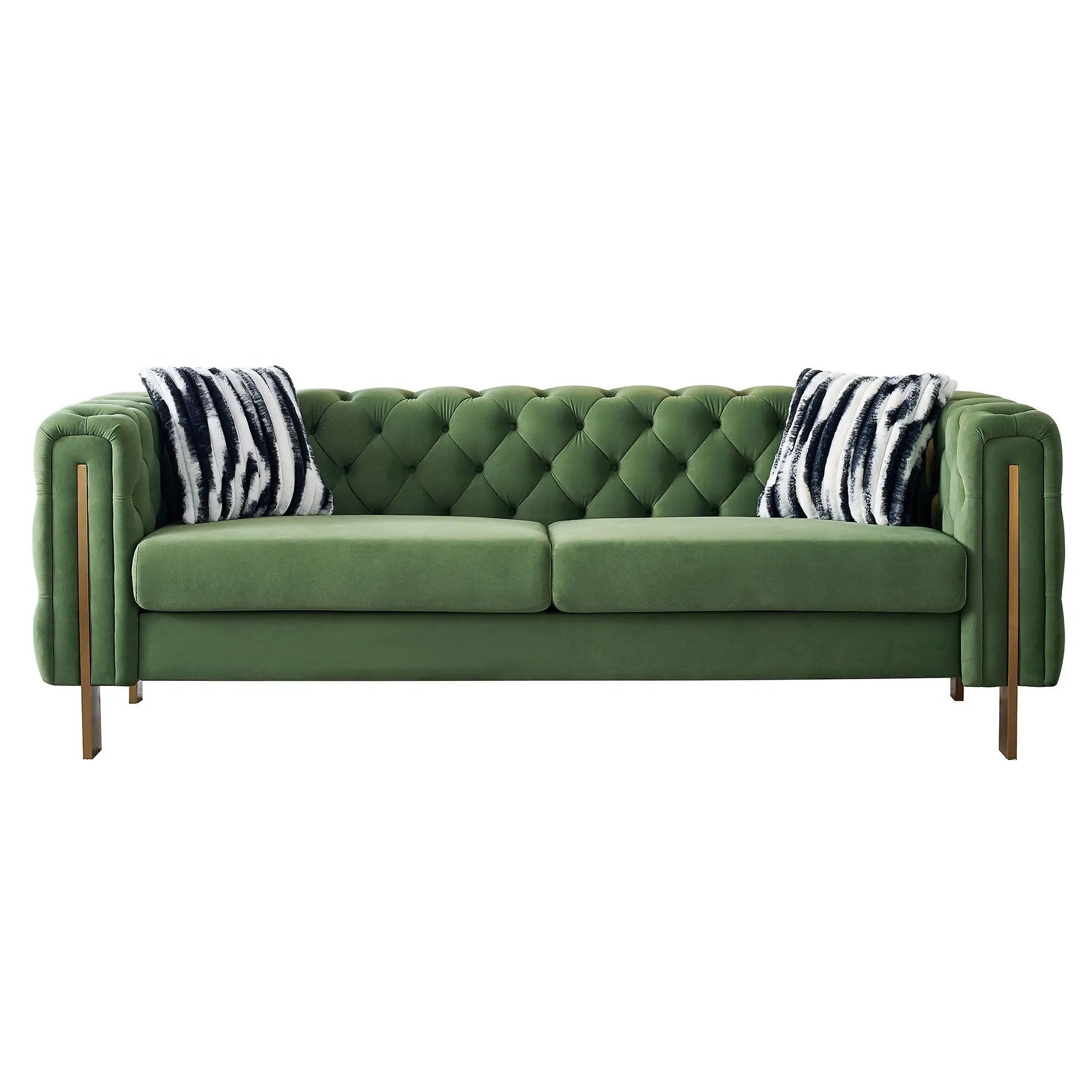 Chesterfield - Modern Tufted Living Room Sofa, 84.25''W Couch by HouseOfZazla