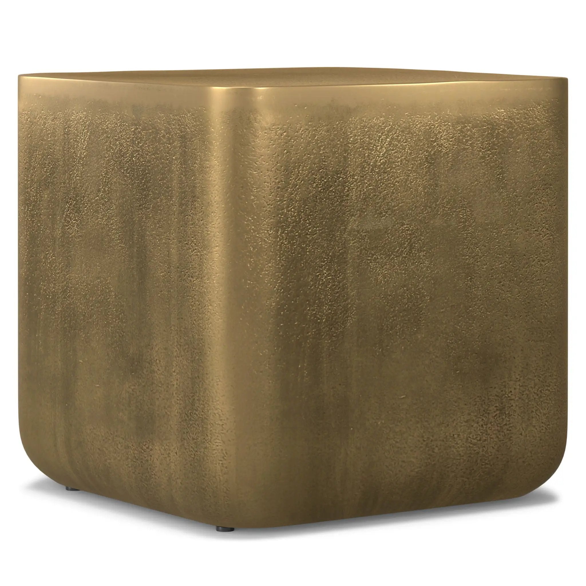 Bassett - Cast Aluminum Side Table - Brown by Unique Piece Furniture