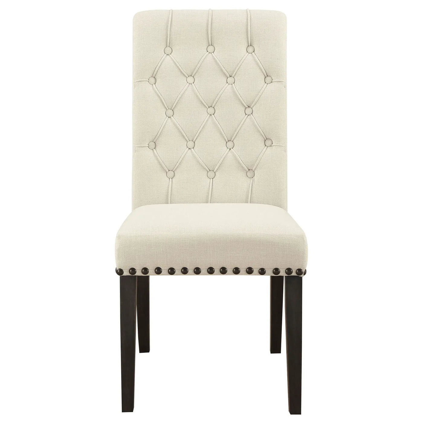 Tufted Rolled Backrest Side Chairs (Set of 2) by HouseOfZazla