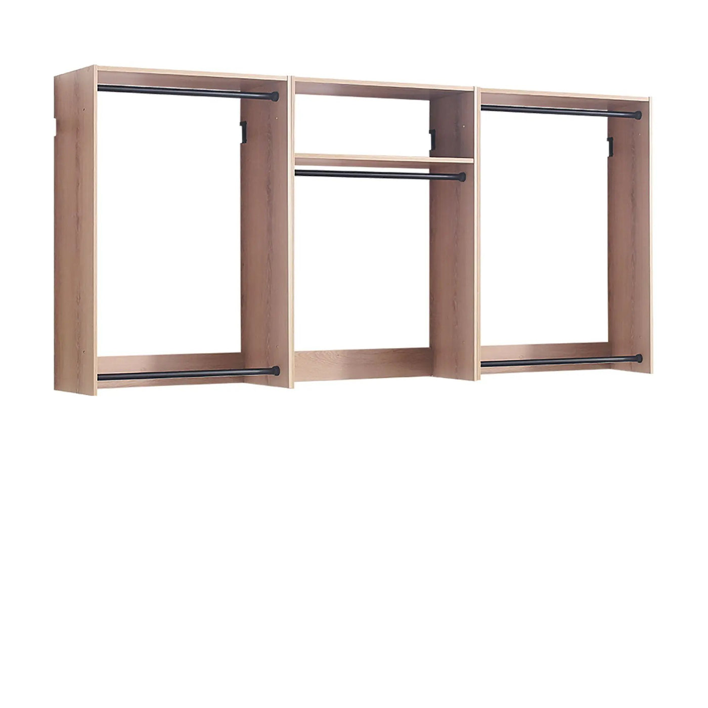 Devi - Wall Mounted Wood Closet System & Modular Design by HouseOfZazla
