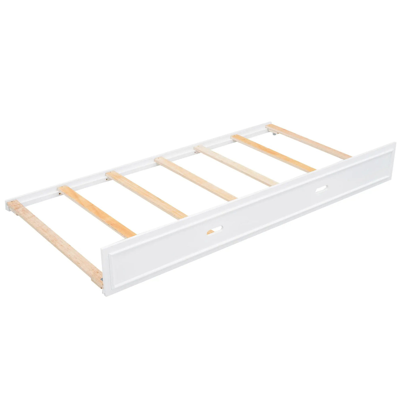 Daybed With Storage Shelves, LED, USB, And Trundle by HouseOfZazla