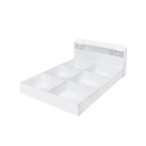 Perse - Queen Bed With Storage - White by Unique Piece Furniture