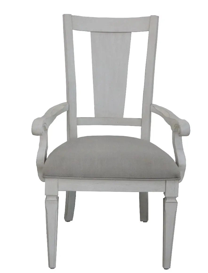 Katia - Arm Chair (Set of 2) - Light Gray / White by Unique Piece Furniture