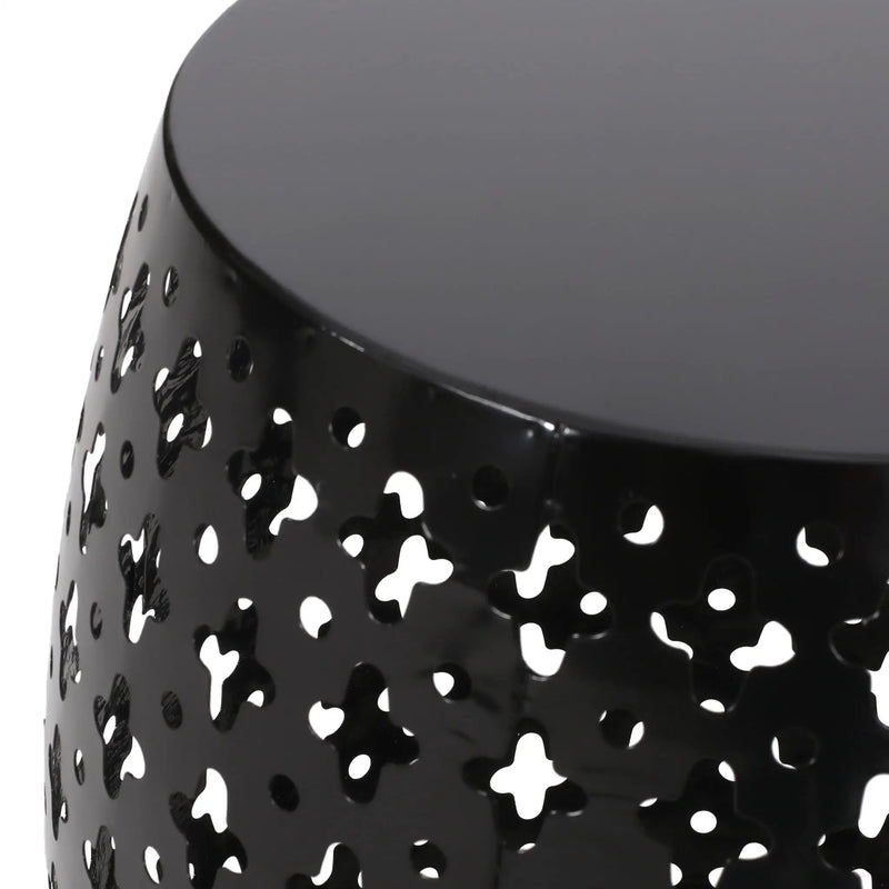 Modern Design, Metal End Table, Large by HouseOfZazla
