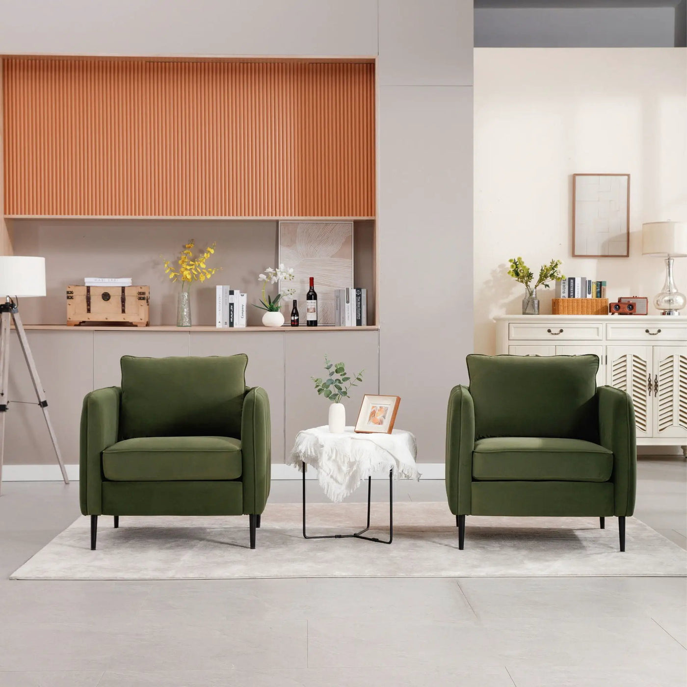 Accent Chair With Pillow For Living Room by HouseOfZazla