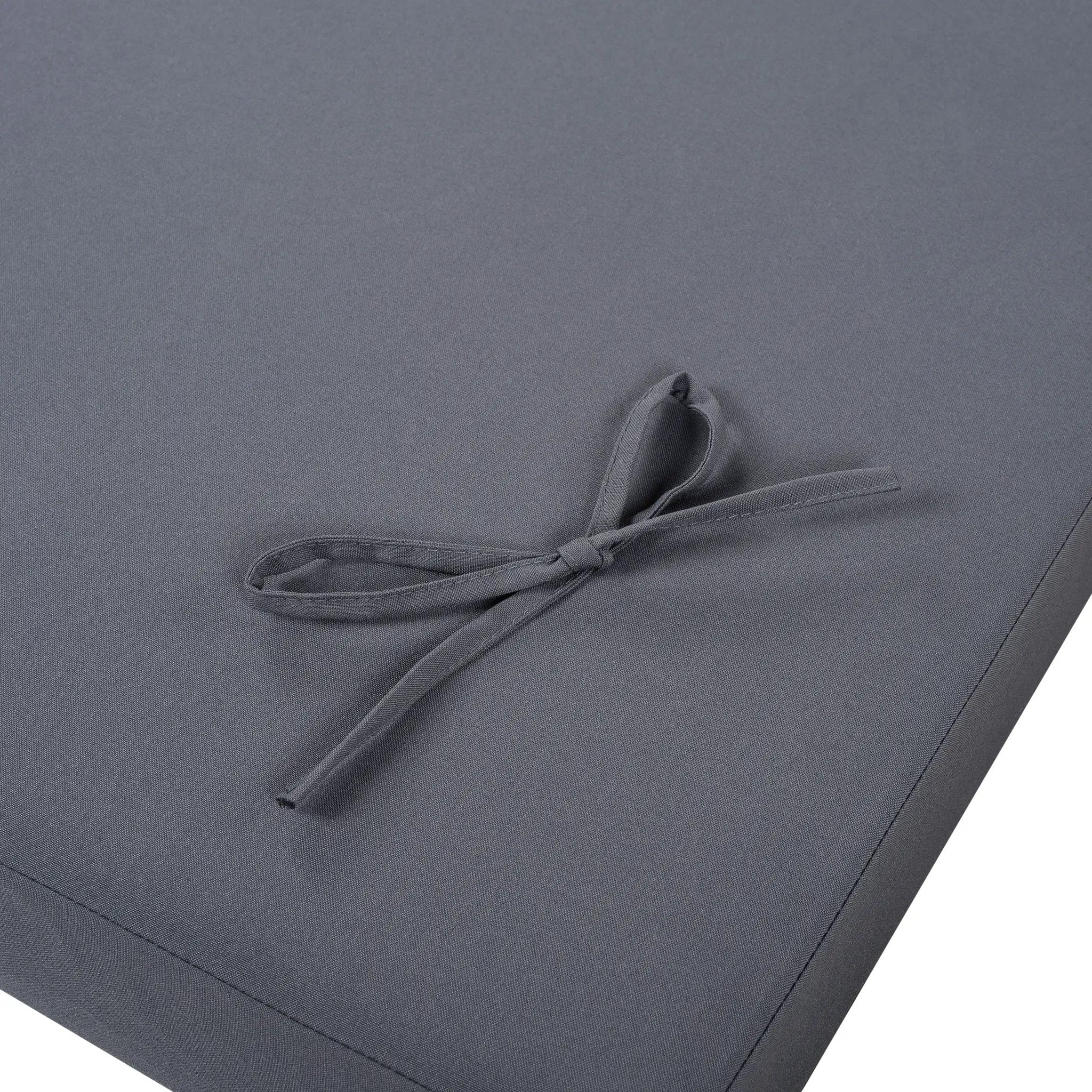2" Thick Chaise Lounge Cushion in Dark Grey by HouseOfZazla