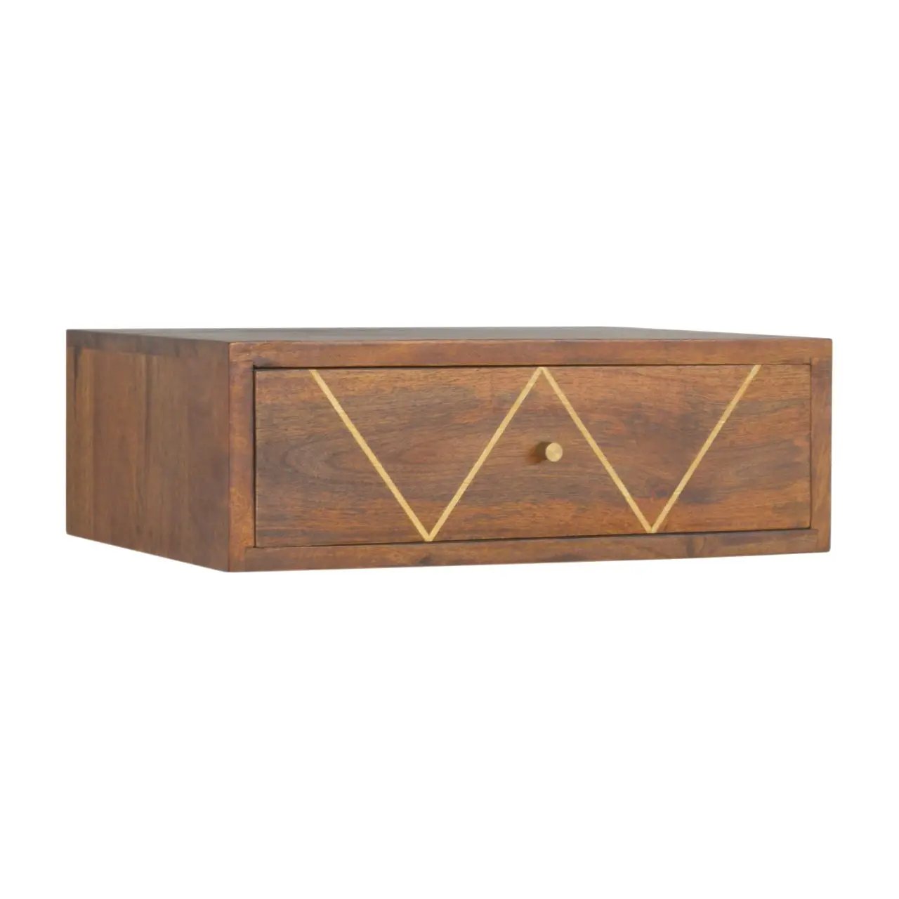 Floating Bedside Table - Chestnut by HouseOfZazla