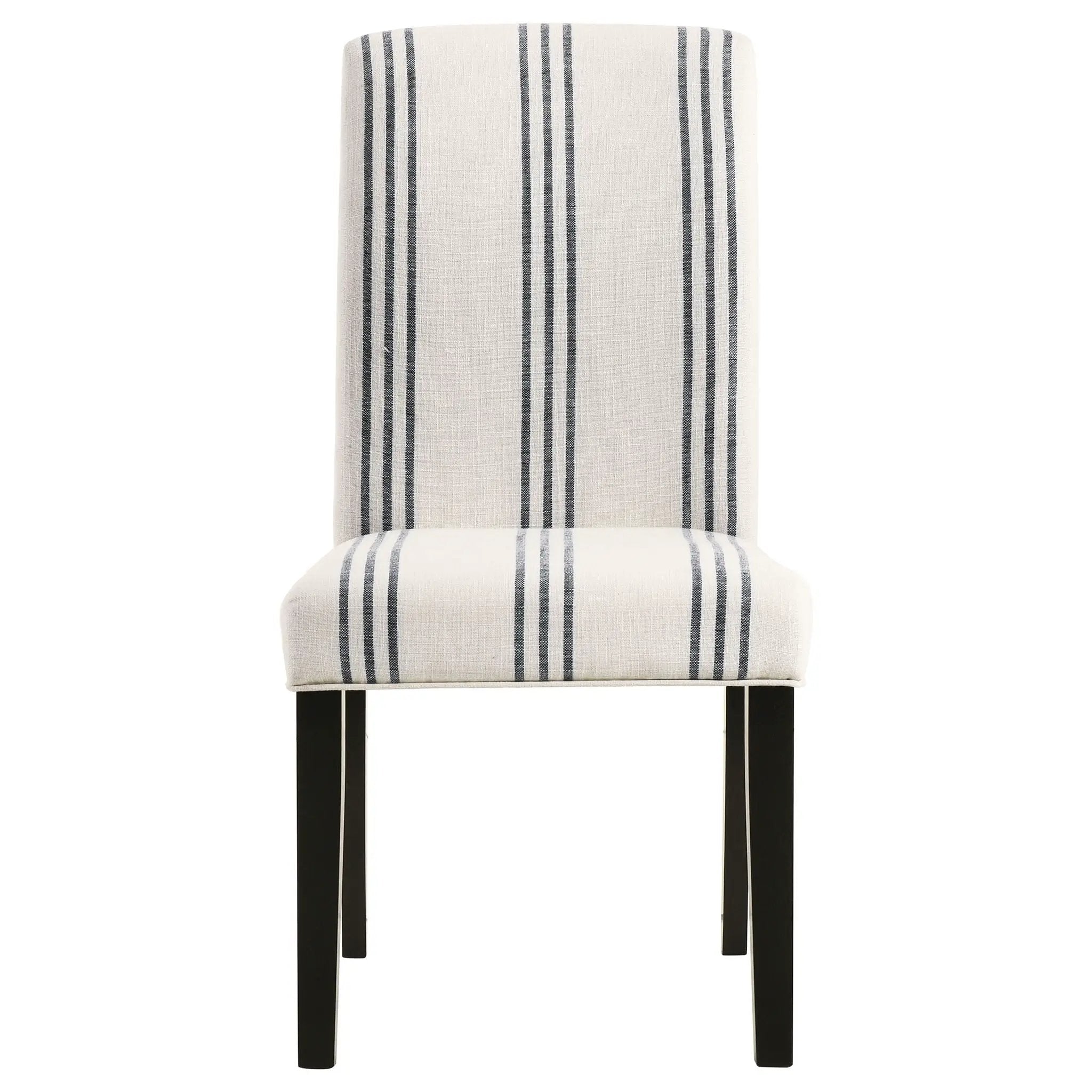 Herran Upholstered Dining Side Chair Beige (Set of 2) by Unique Piece Furniture