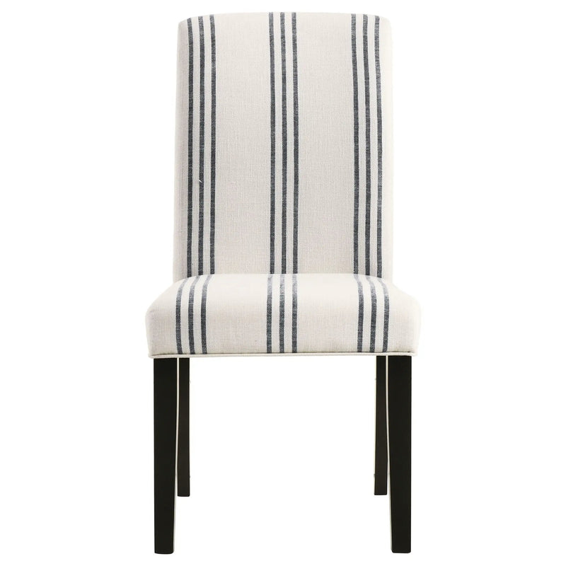 Herran Upholstered Dining Side Chair Beige (Set of 2) by Unique Piece Furniture