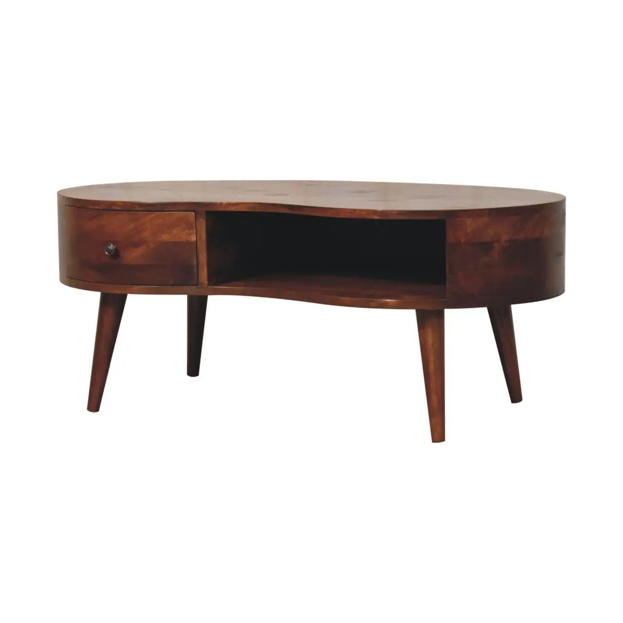 Wave Coffee Table With 1 Drawer by Unique Piece Furniture