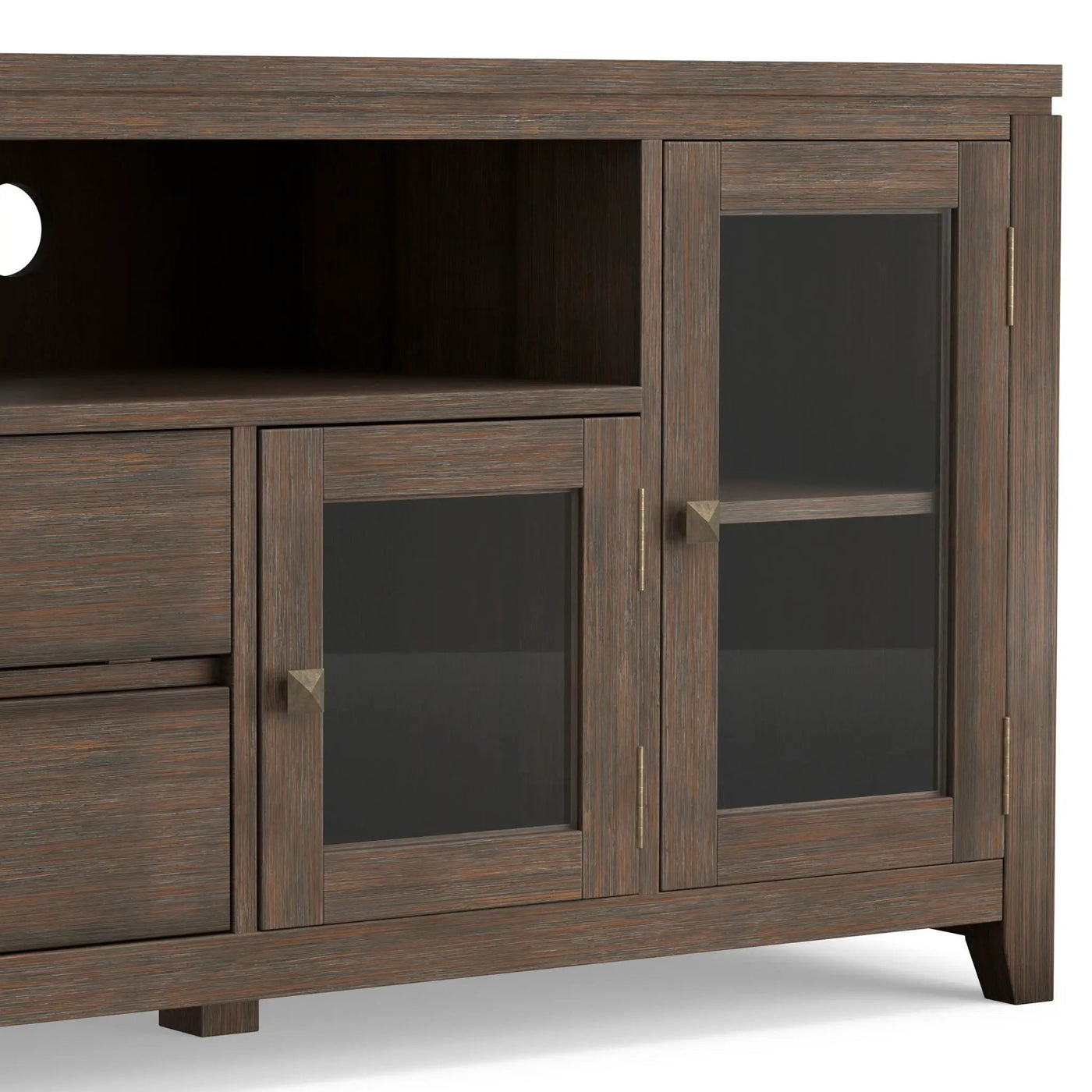 Cosmopolitan - Handcrafted Wide TV Media Stand by HouseOfZazla