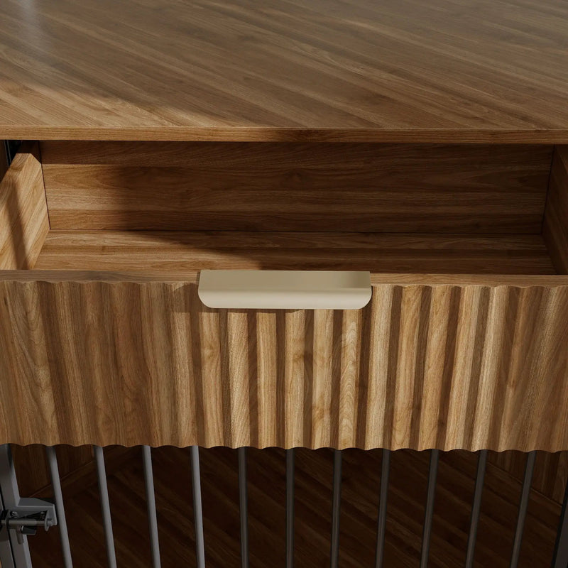 Corner Dog Crate by HouseOfZazla