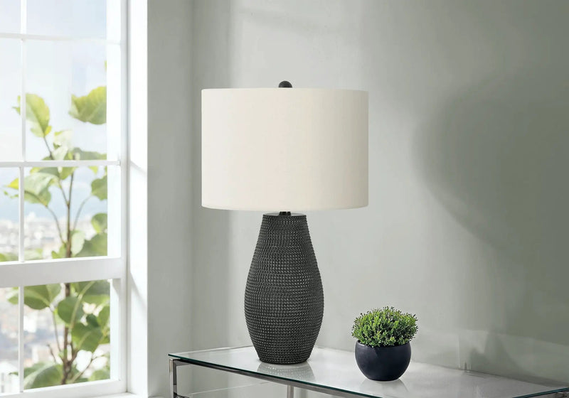 Lighting, Table Lamp, Resin, Contemporary - Black by HouseOfZazla