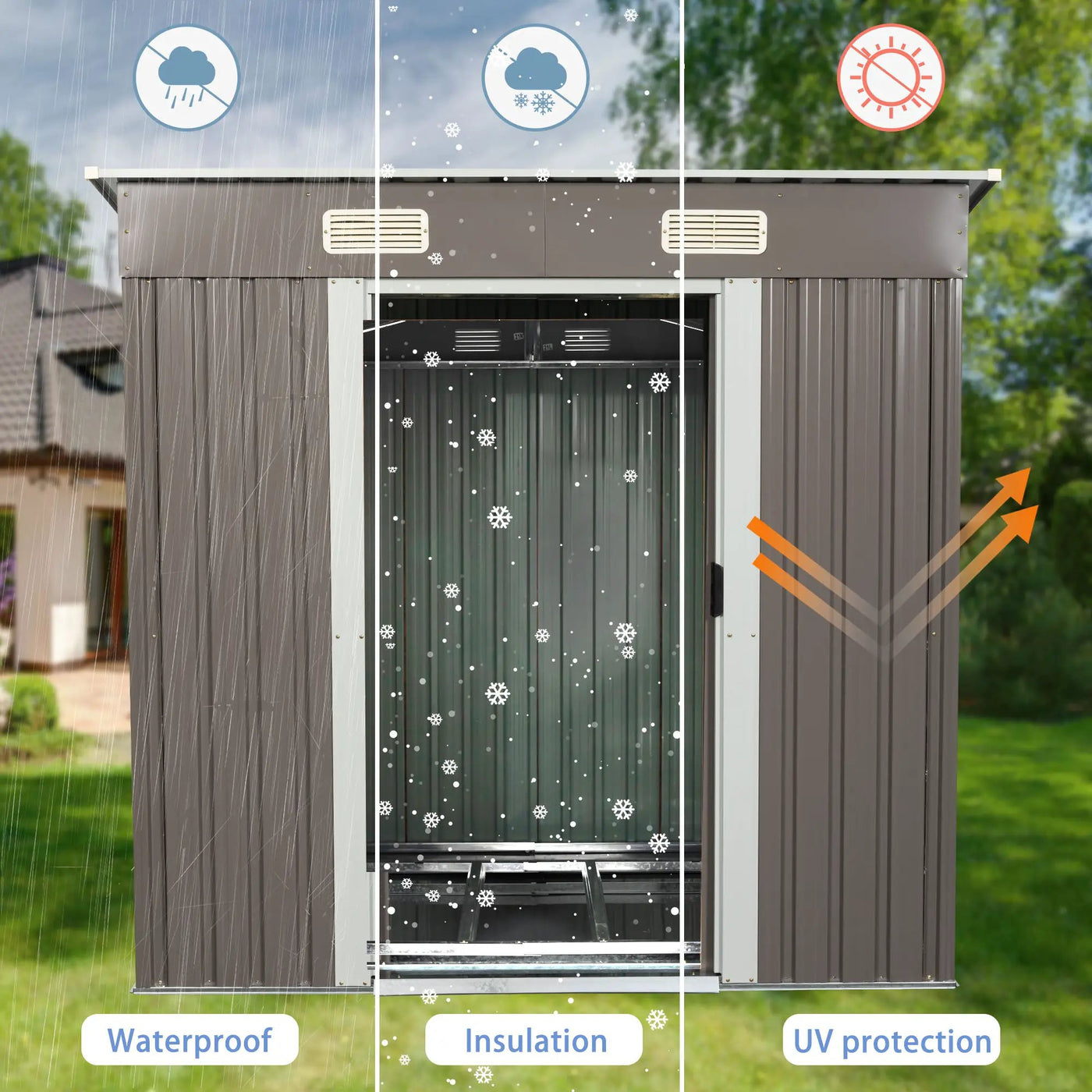 Outdoor Storage Shed by HouseOfZazla