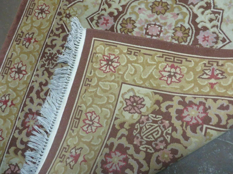 Vintage Chinese Wool Rug 4x6 by Jewel Rugs