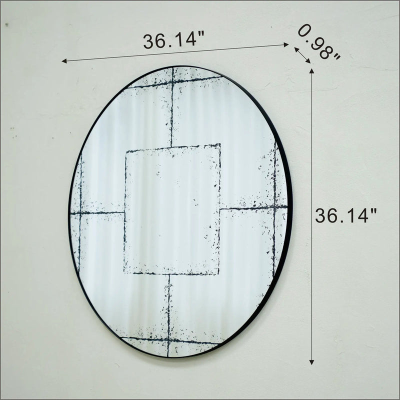 Round Wall-Mounted Mirror by HouseOfZazla