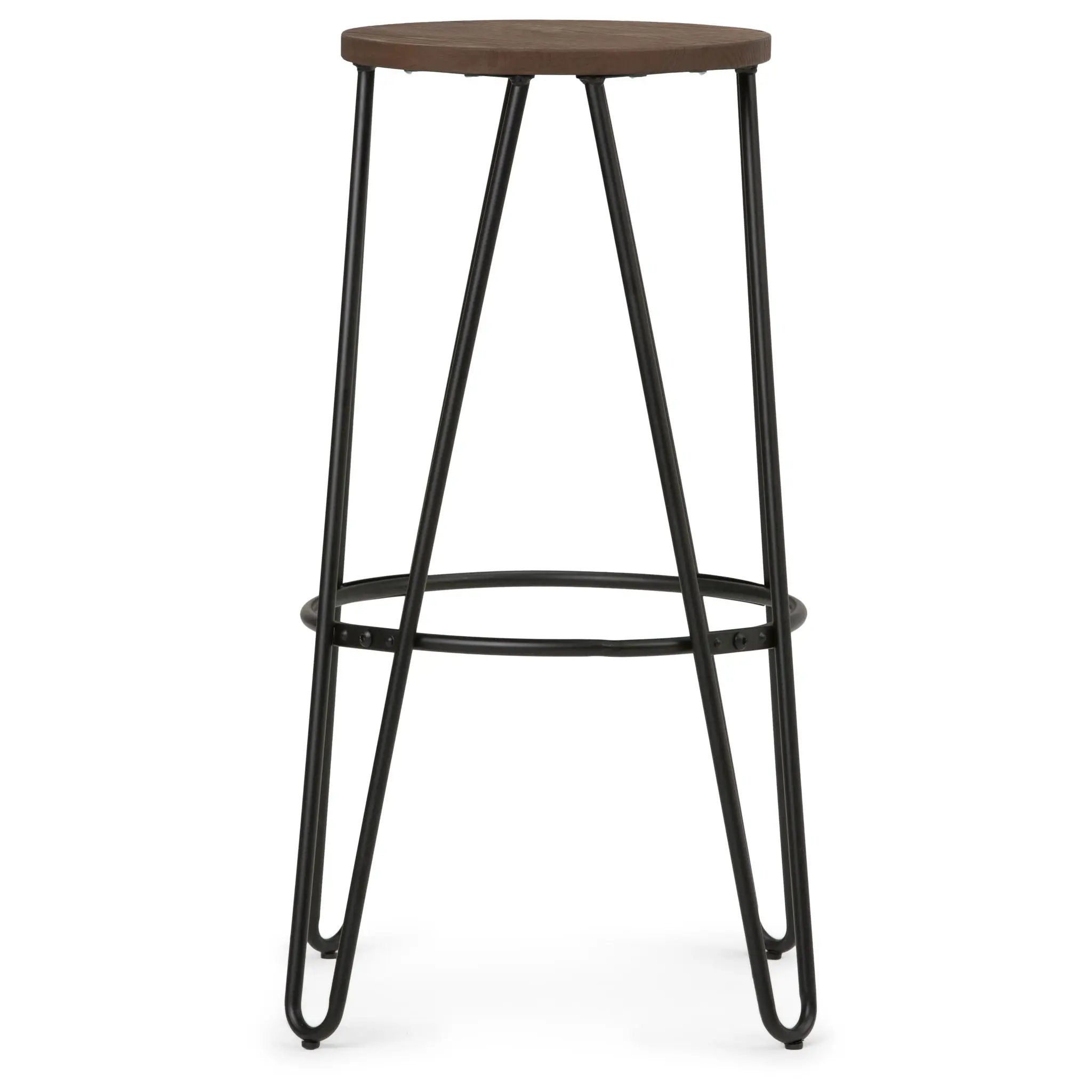 Simeon - Multifunctional Metal Stool With Wood Seat by Unique Piece Furniture