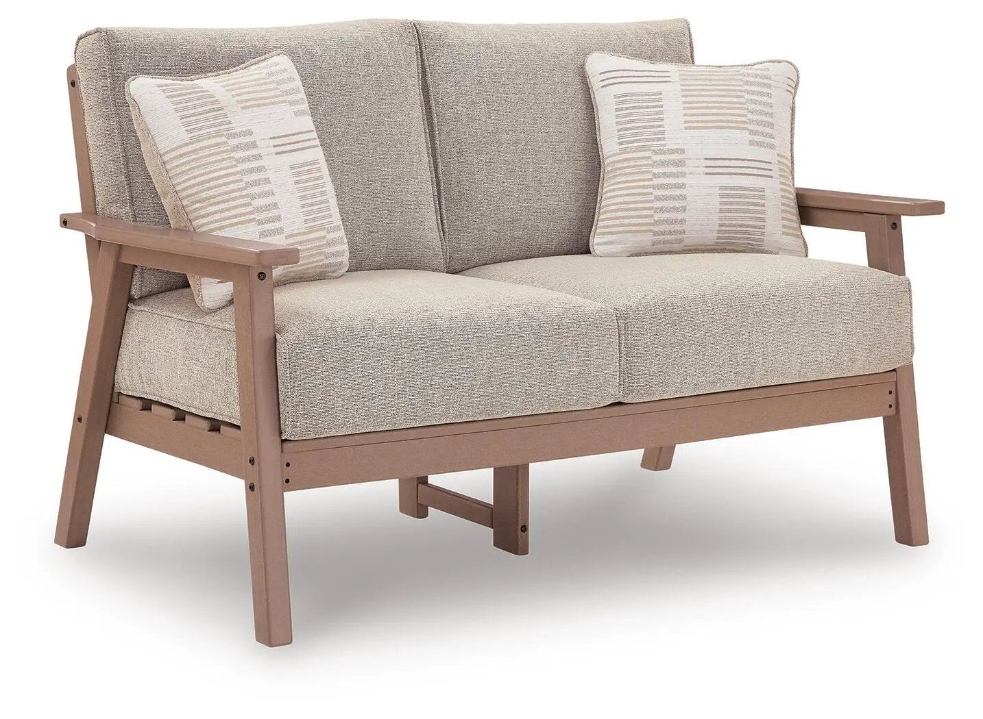 Grover Beach - Loveseat With Cushion - Driftwood by Unique Piece Furniture