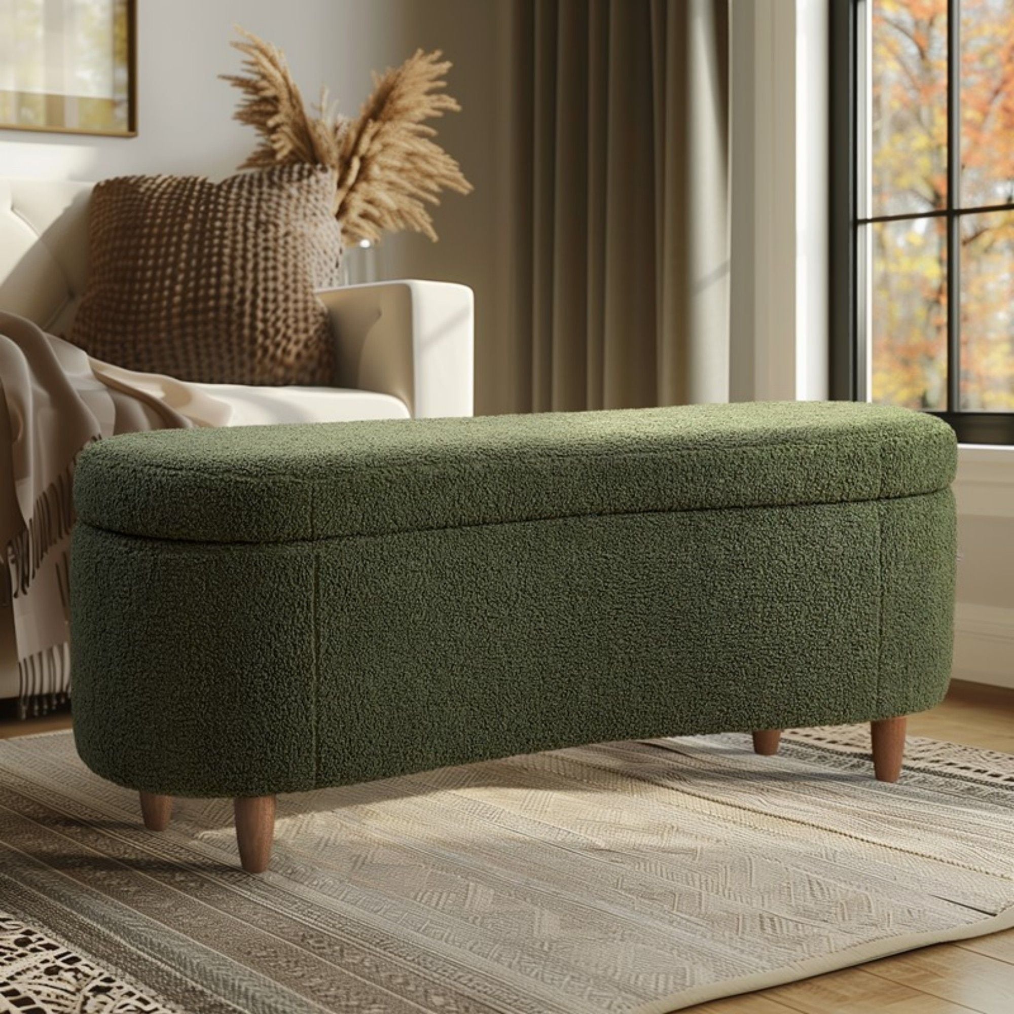 Flip Top Storage Bench by HouseOfZazla