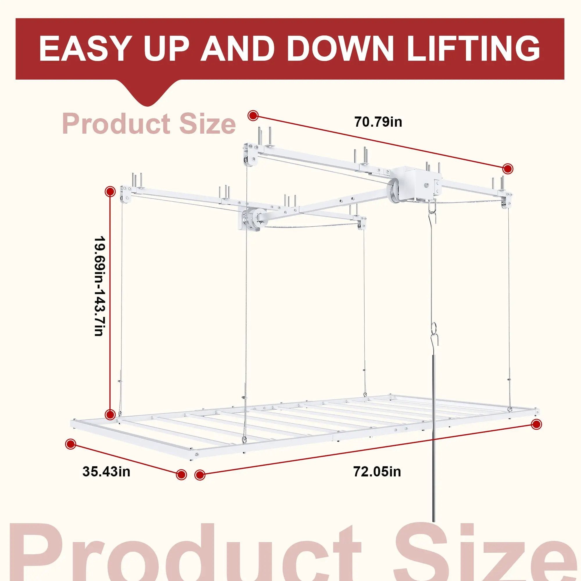 Overhead Garage Storage Rack by HouseOfZazla