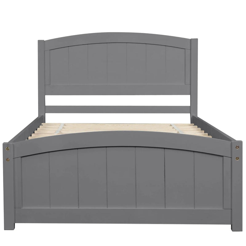 Platform Bed & Headboard, Footboard And Wood Slat Support by Unique Piece Furniture