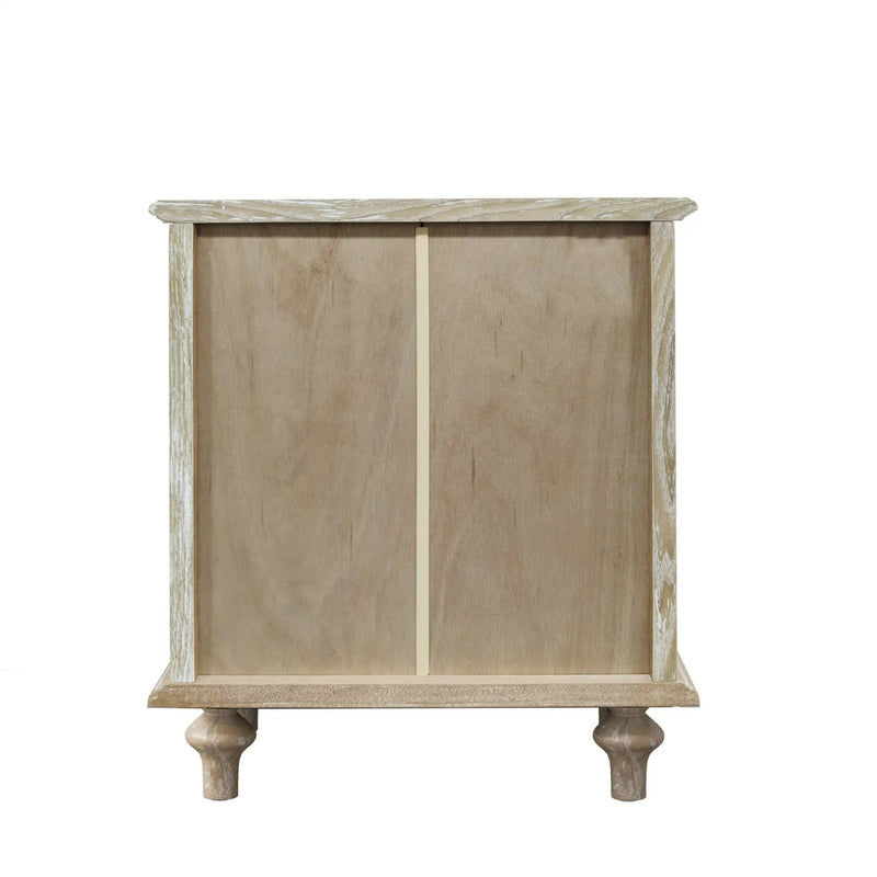 Farmhouse Nightstands with 4 Drawers and Pull-Out Shelf by HouseOfZazla