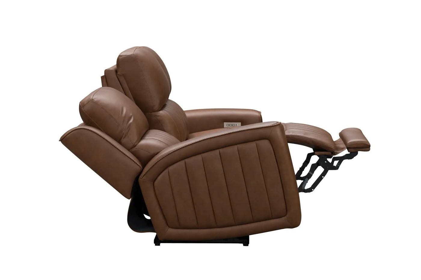 Pierce - Power Sofa With Power Recline, Power Headrest (Drop Down Table With Two Cup Holders)-Zero Gravity, Lumbar by Unique Piece Furniture