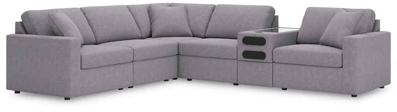 Modmax - Sectional - Granite by Unique Piece Furniture