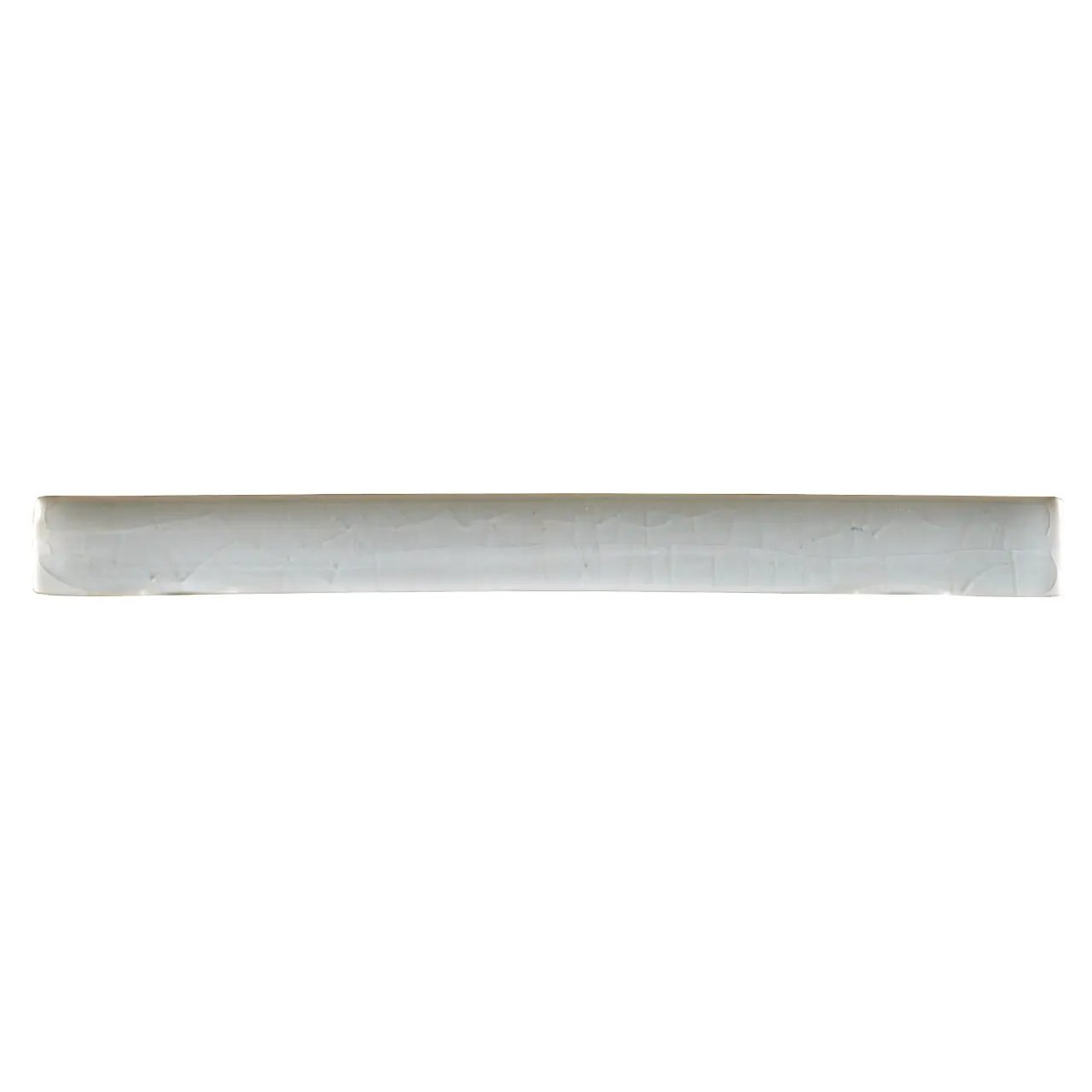 Morning Fog Quarter Round 5/8x6 Molding Glossy Ceramic Mosaics close up