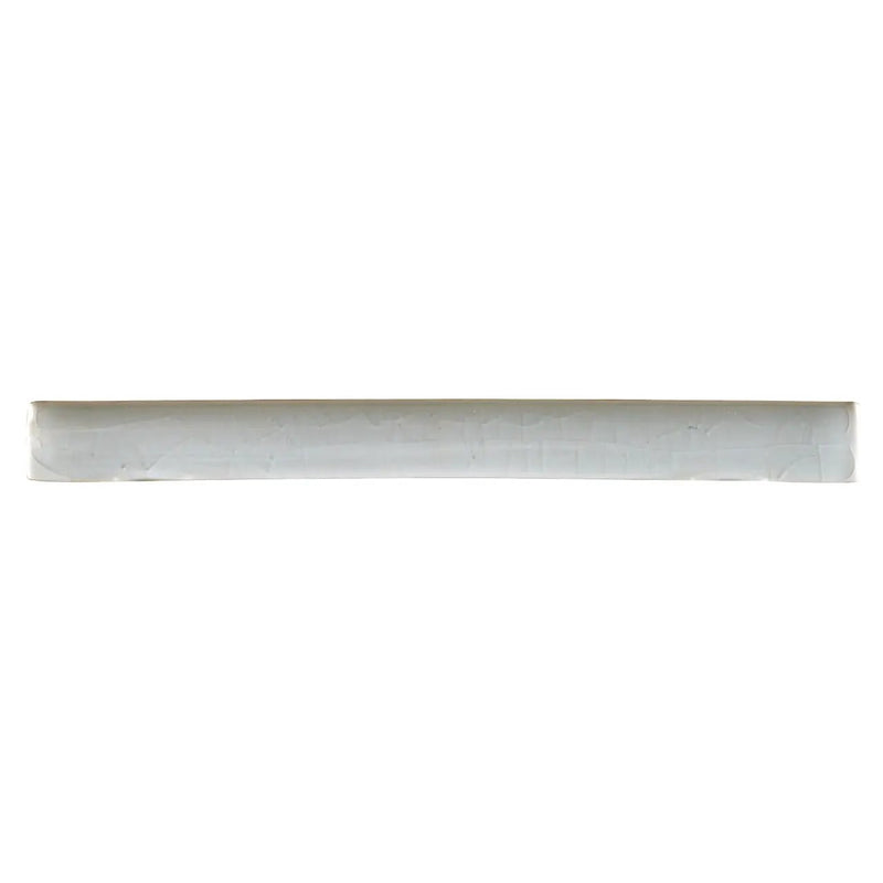 Morning Fog Quarter Round 5/8x6 Molding Glossy Ceramic Mosaics close up
