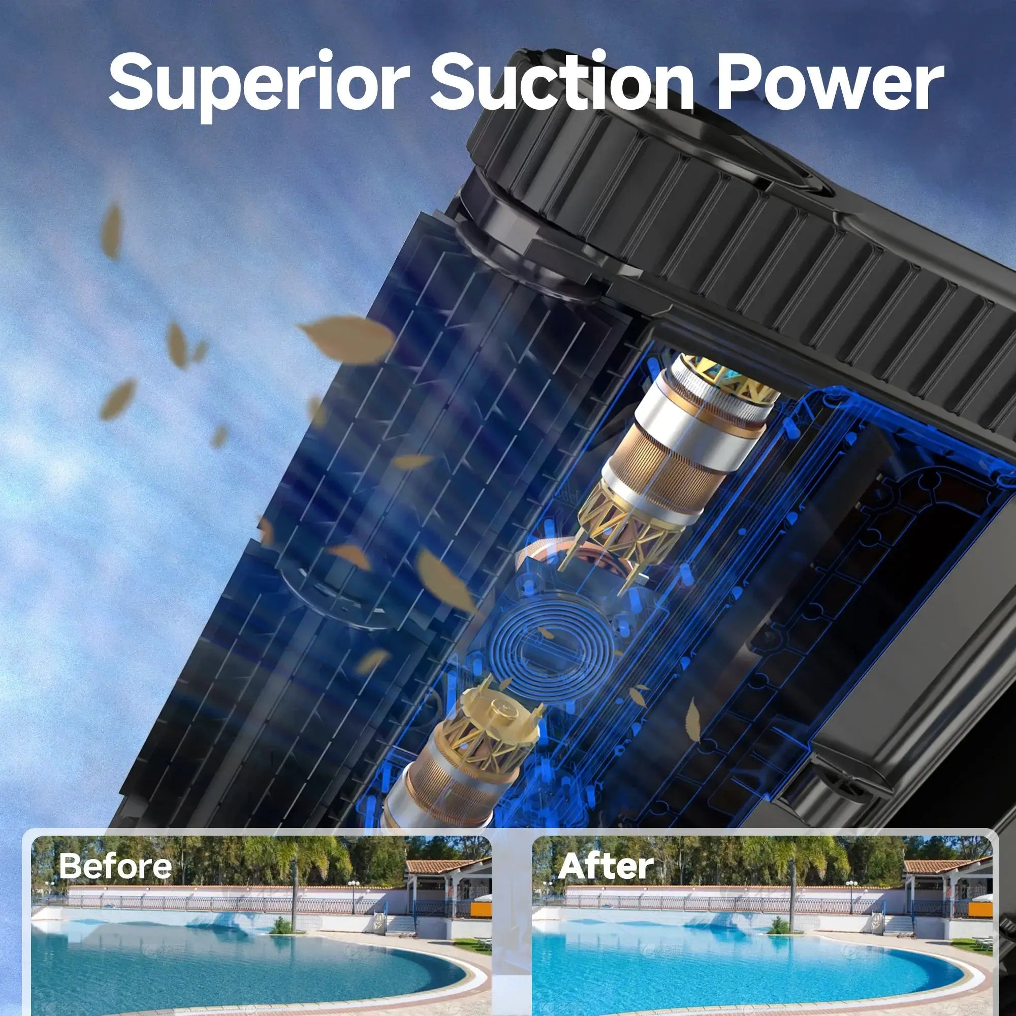 WYBOT S2 High-end Cordless Robotic Pool Cleaner by WYBOT