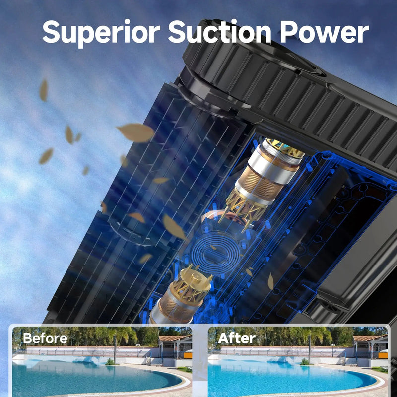 WYBOT S2 High-end Cordless Robotic Pool Cleaner by WYBOT