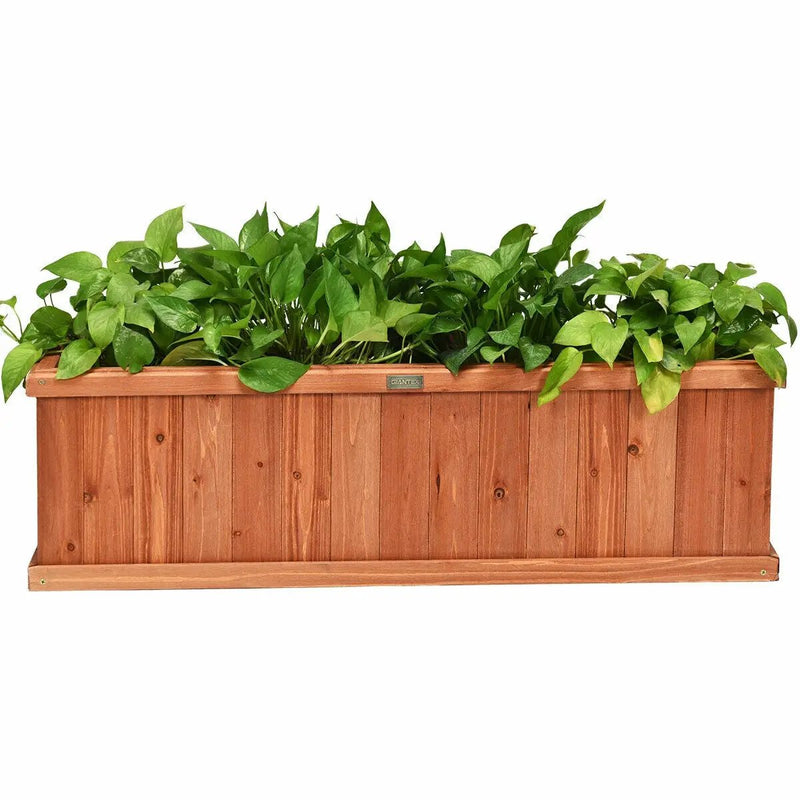 Wooden Decorative Planter Box for Garden Yard and Window by DirectDeals