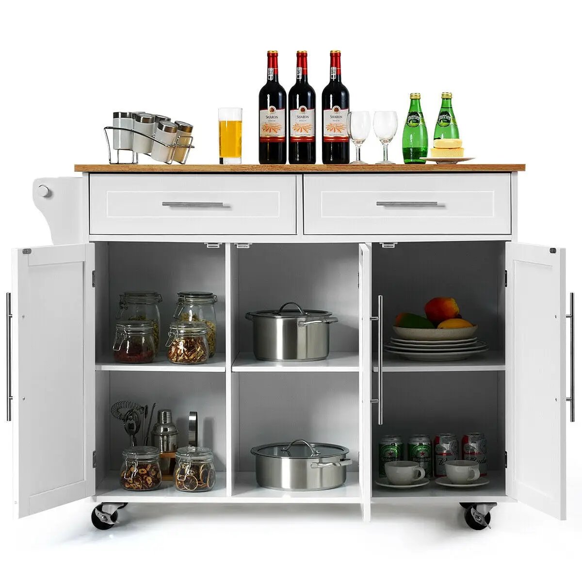 Kitchen Island Trolley by DirectDeals