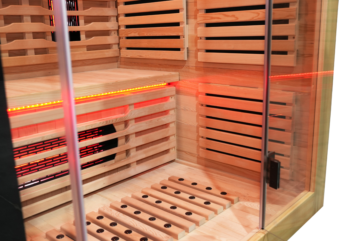 Blisspod I Venetian RED I All-In-One - Full Spectrum + Red Light Therapy I Indoor Premium Sauna I 3 Person, photo 13 of 21