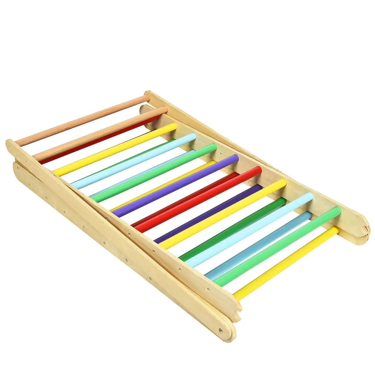 Foldable Wooden Climbing Triangle Indoor by DirectDeals