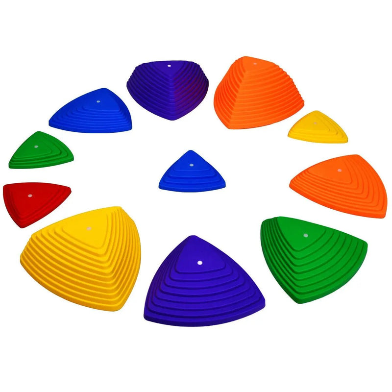 11 Pieces Non-Slip Bottom Kids Balance Stepping Stones by DirectDeals