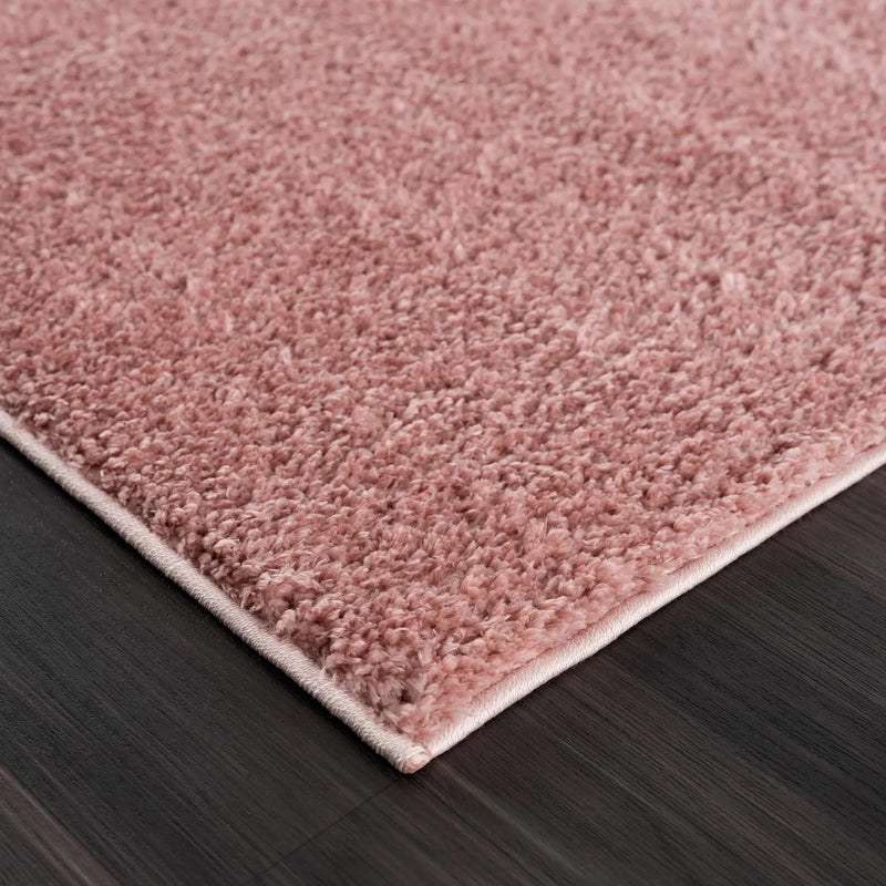 Judy Pink Plush Washable Area Rug - Clearance by Boutique Rugs