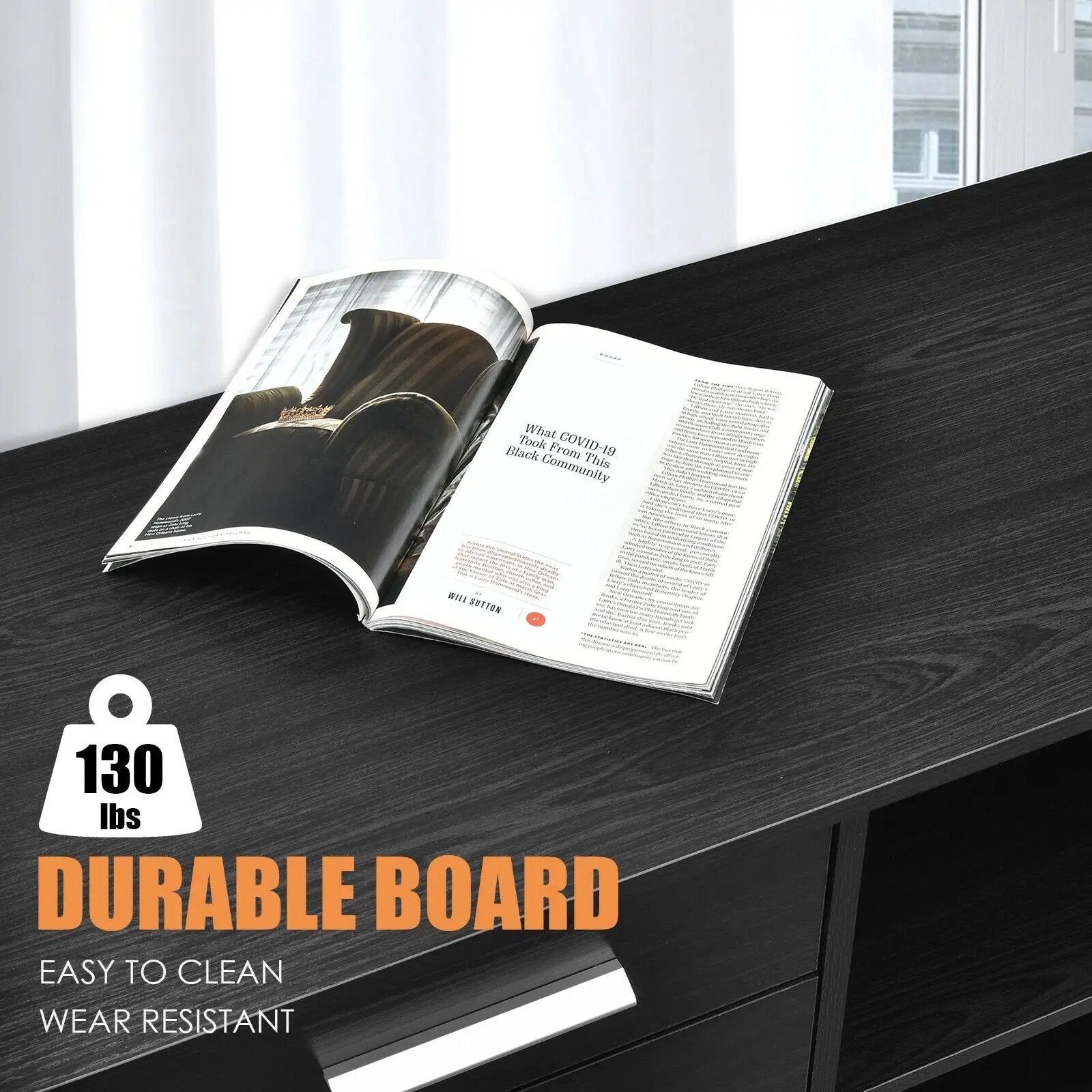3-Drawer Mobile Lateral File Cabinet Printer Stand by DirectDeals