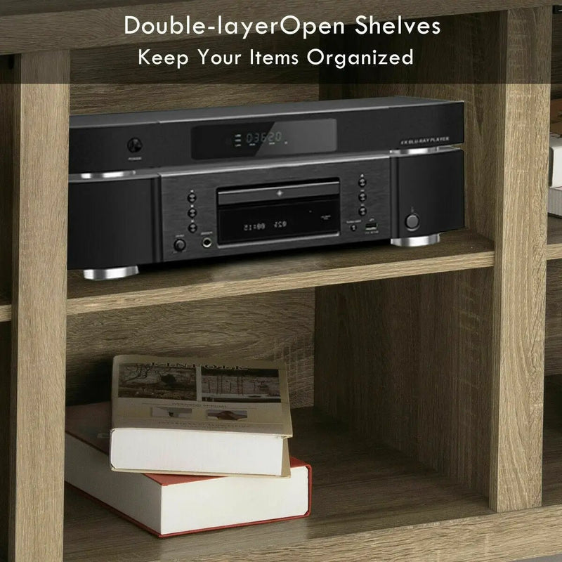 Rustic TV Stand Entertainment Center Storage Cabinet by DirectDeals