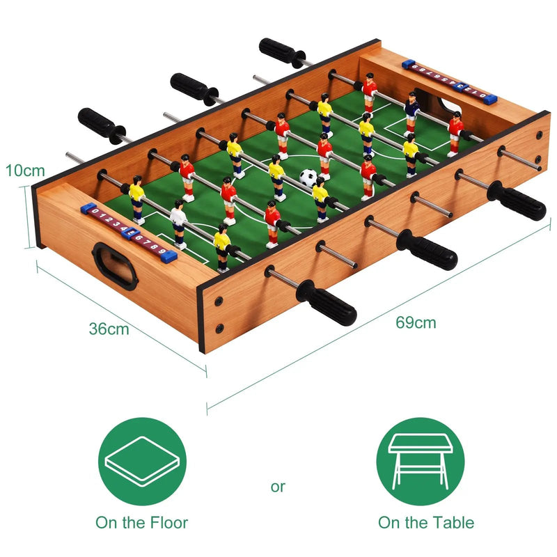 2-in-1 Indoor/Outdoor Air Hockey Foosball Game Table by DirectDeals