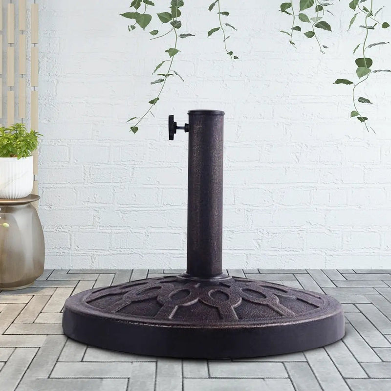 30lbs 18 Inches Heavy Duty Outdoor Patio Market Umbrella Base by DirectDeals